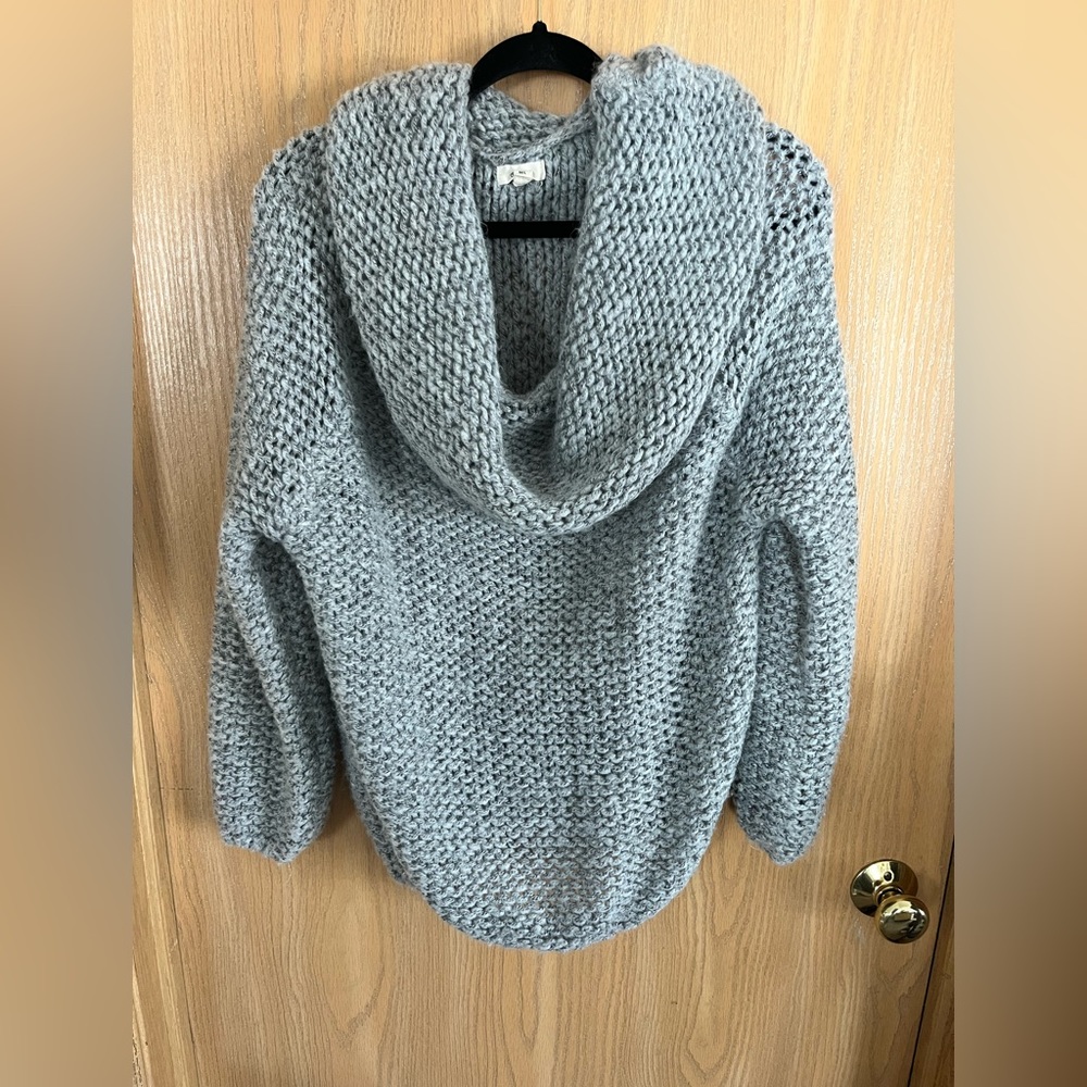 Off the shoulder knitted sweater